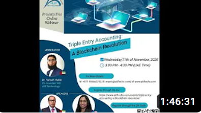Triple entry accounting a blockchain revolution
