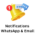 Logo-Notifications WhatsApp & Email